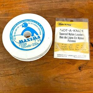 Fishing line and nylon leader